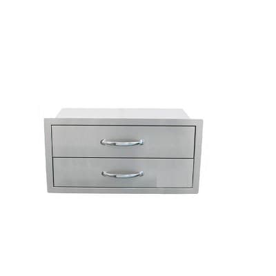 2 מגירות מנירוסטה 304 - ADD17